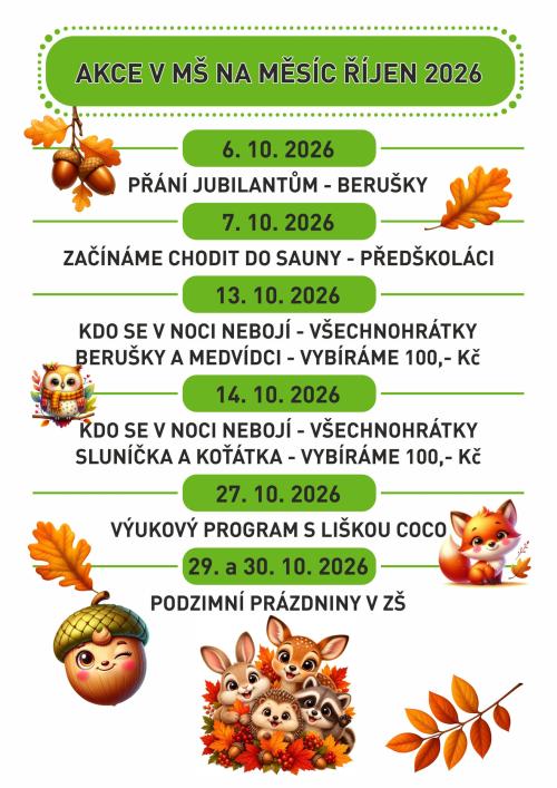 akce říjen 2026